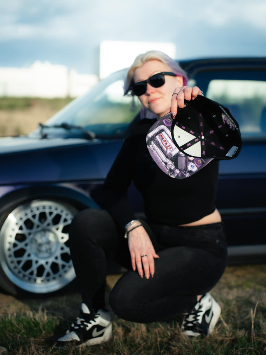 Sitstckr 'FullSend' Cap /  Street Art Fashion Petrolhead
