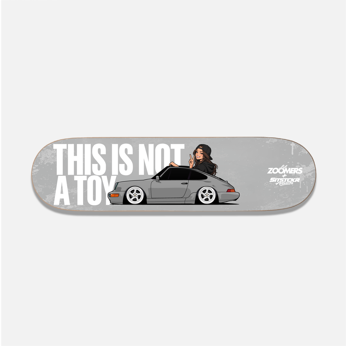 This is not a Toy / Skateboard Street Art Wanddeko