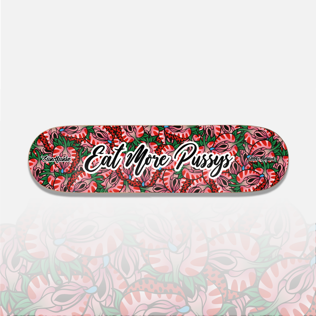 Erdbeere Zündfunke / Skateboard ZF Skateboard Deck Street Art Wanddeko