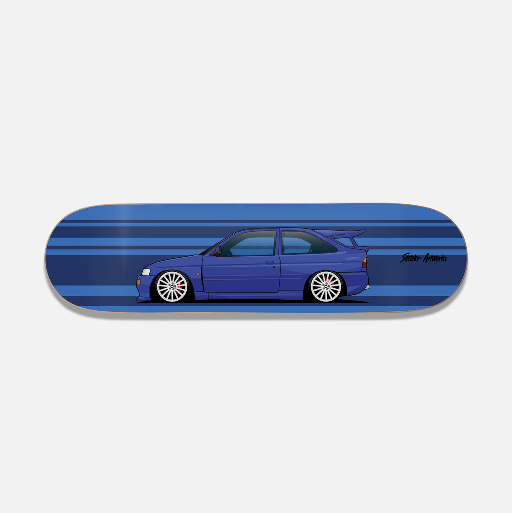 Der Escort Cosworth / Skateboard Deck Wanddeko Street Art