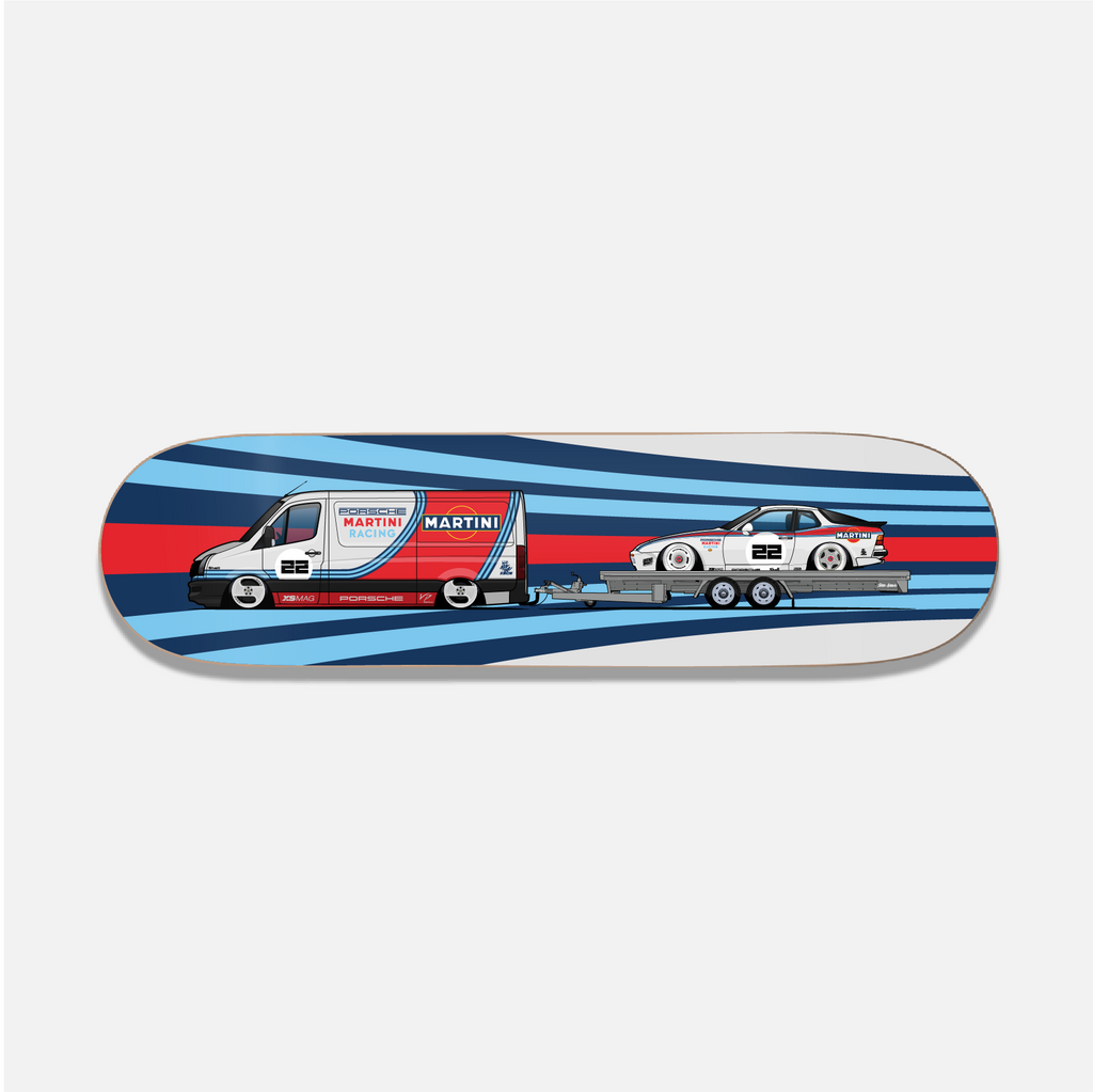 Martini Bundle — Drei Decks. Eine Story /  Skateboard Deck Street Art Wanddeko