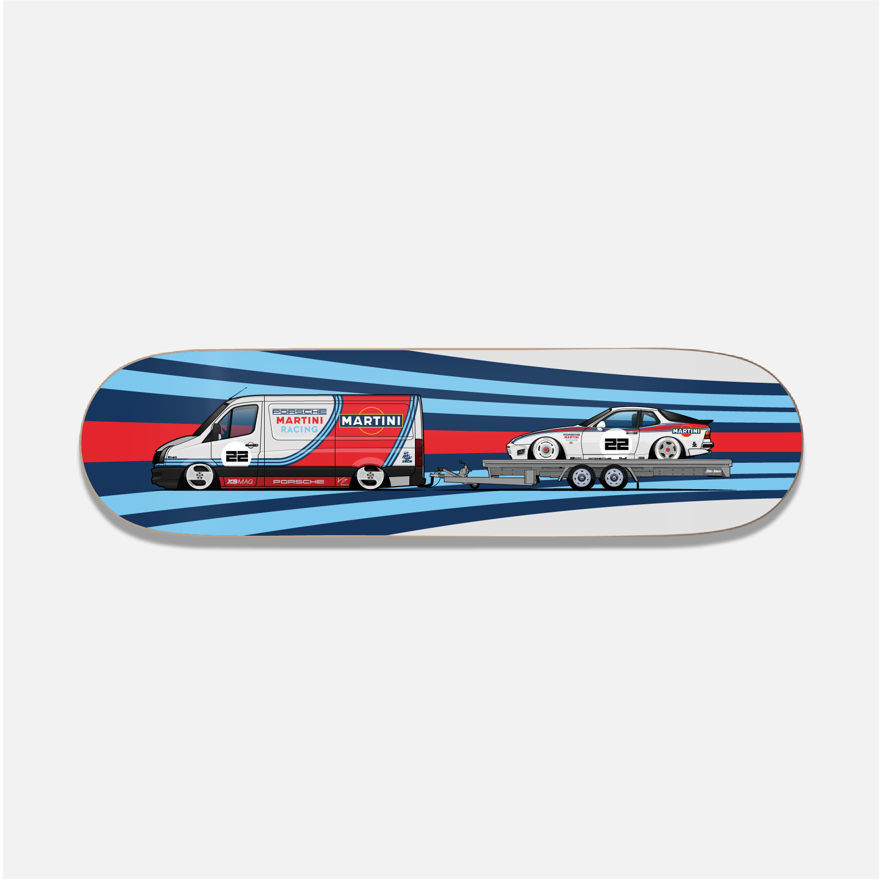 Martini Bundle — Drei Decks. Eine Story /  Skateboard Deck Street Art Wanddeko