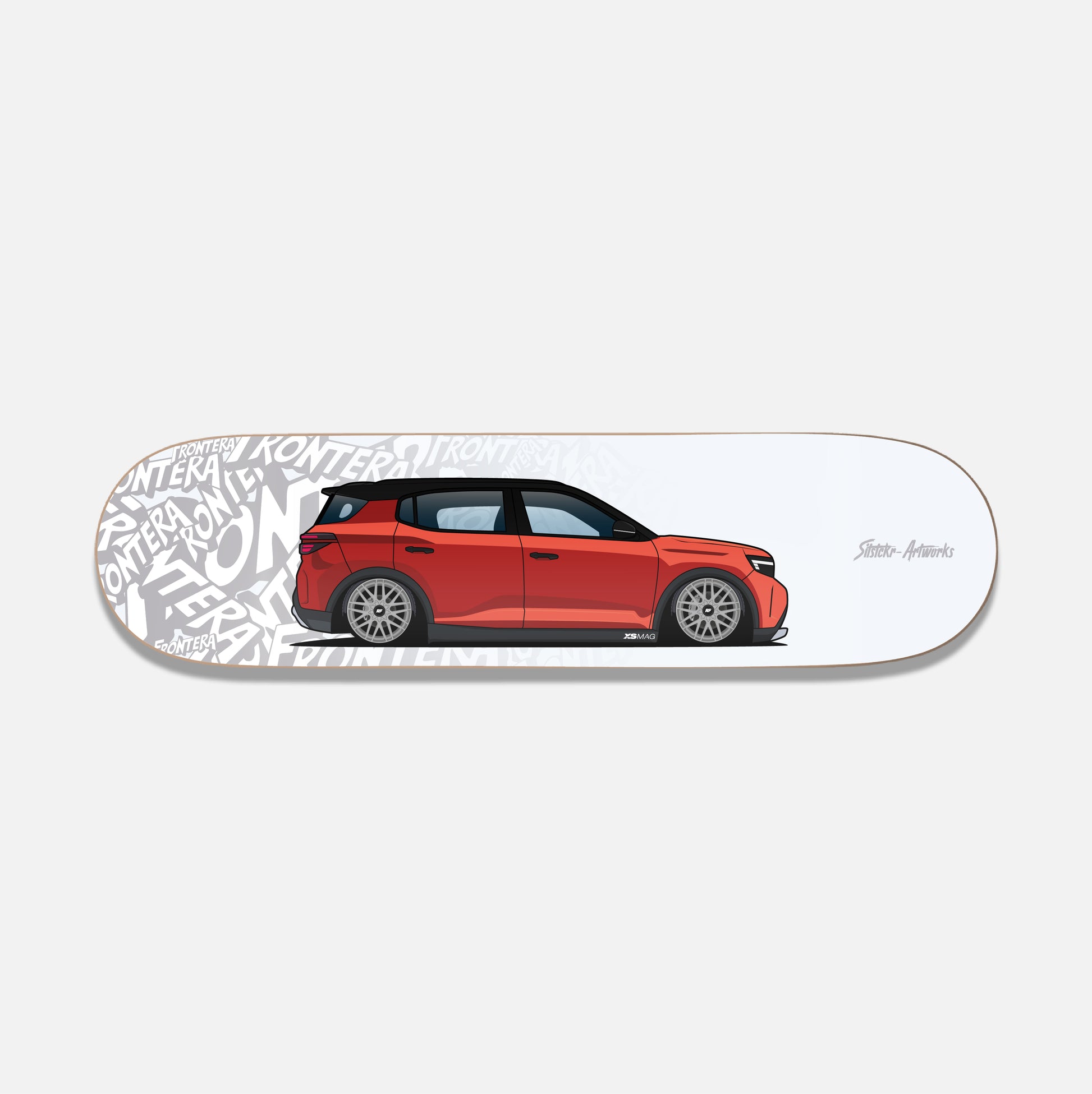 Opel Frontera - Alltagsheld / Skateboard Deck Street Art Wanddeko
