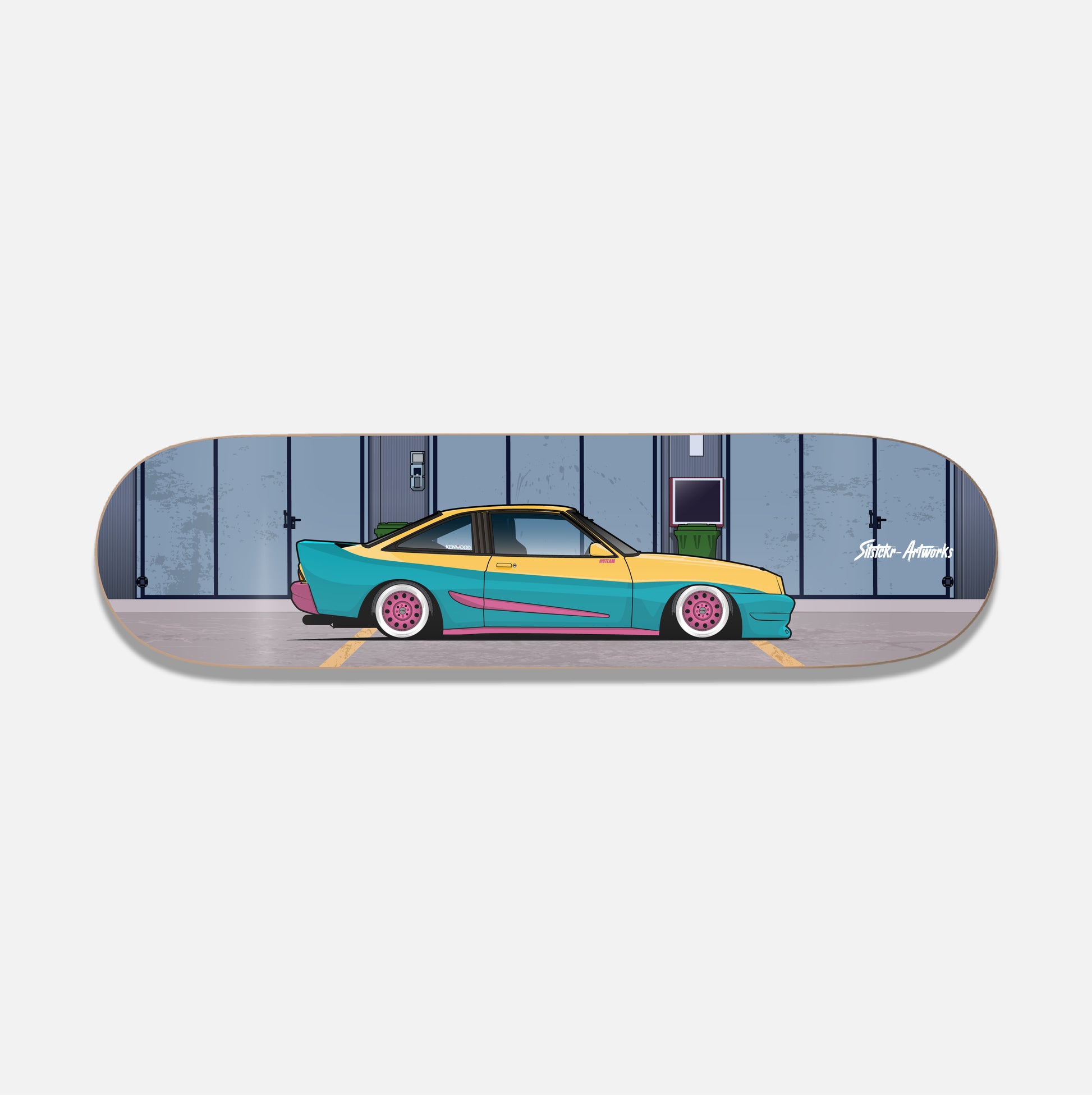 Opel Manta Manta / Skateboard Deck Street Art Wanddeko