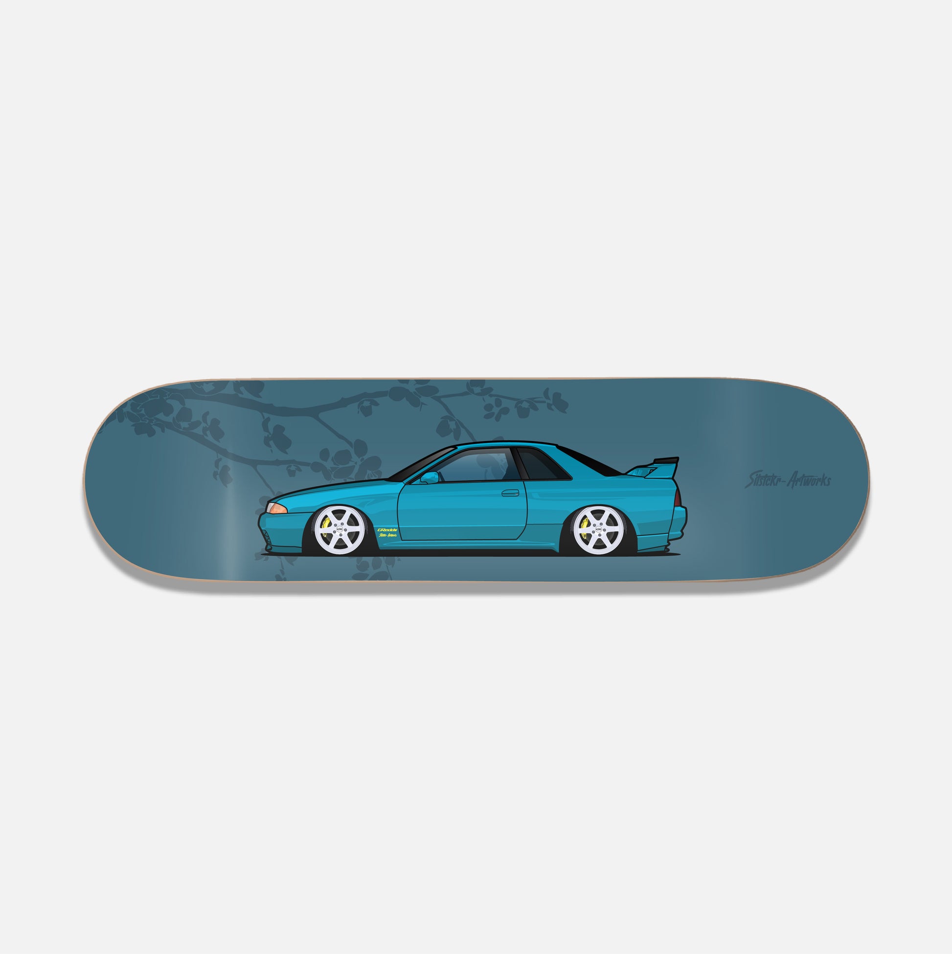 Nissan Skyline R32 / Skateboard Deck Street Art Wanddeko