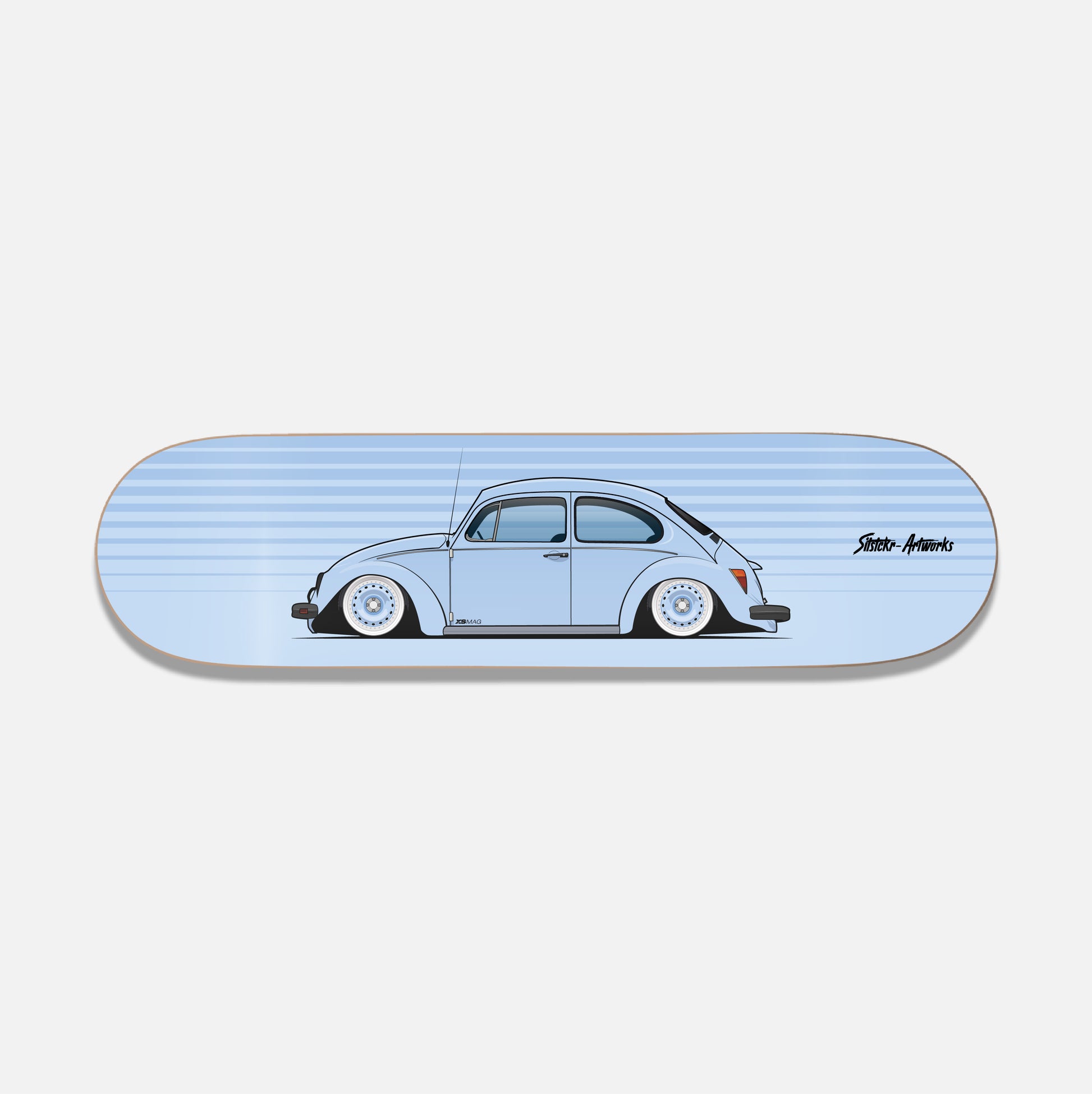 VW Käfer fahren ist Kult / Skateboard Deck Street Art Wanddeko