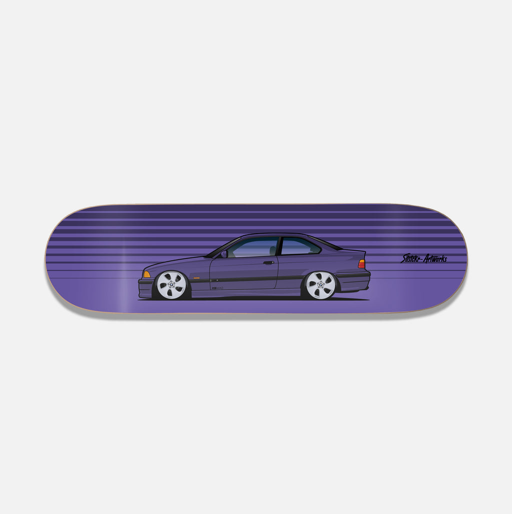 BMW e36 M / Skateboard Deck Street Art Wanddeko