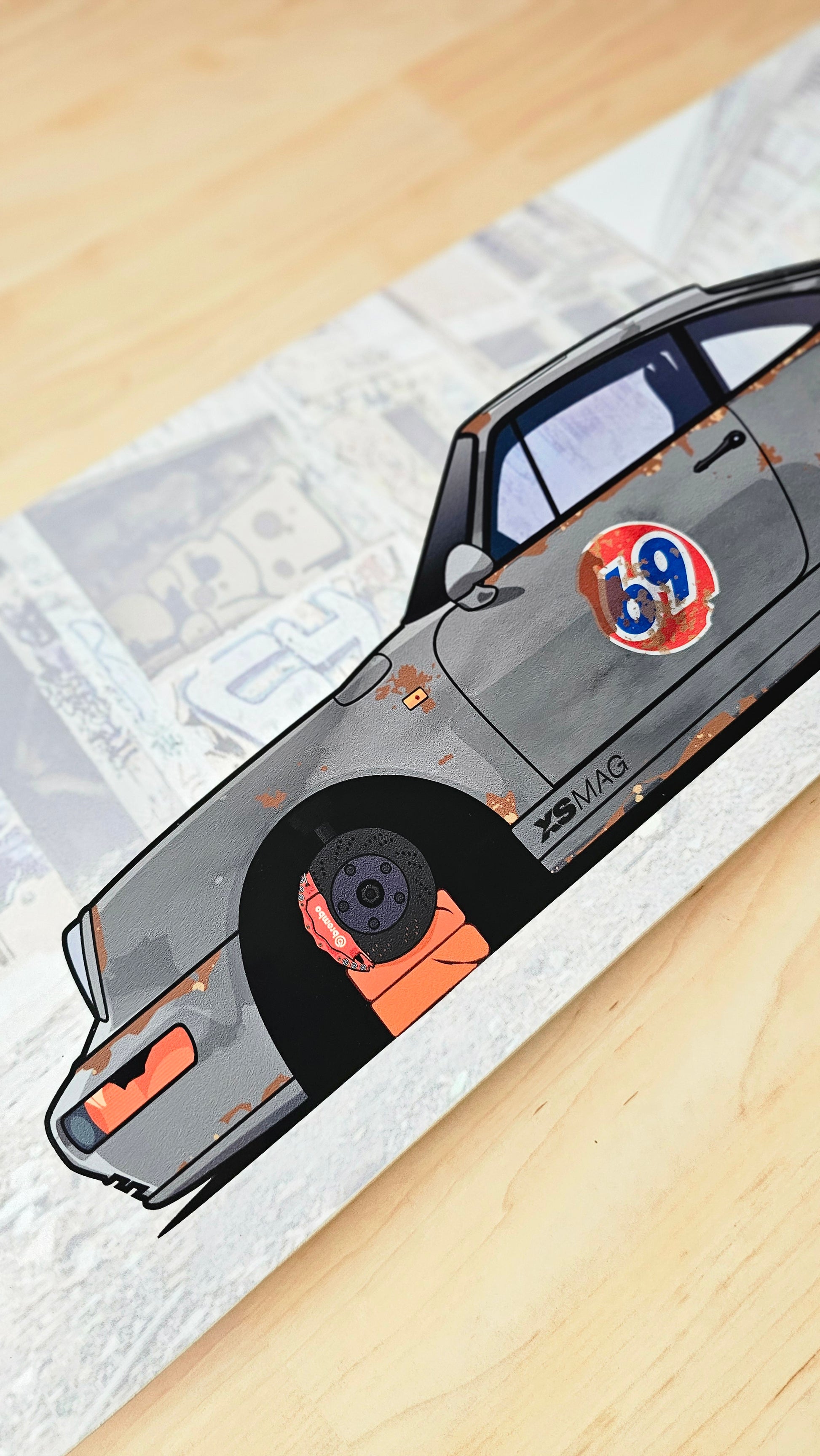 Outlaw Legend Bundle / Skateboard Deck Street Art Wanddeko