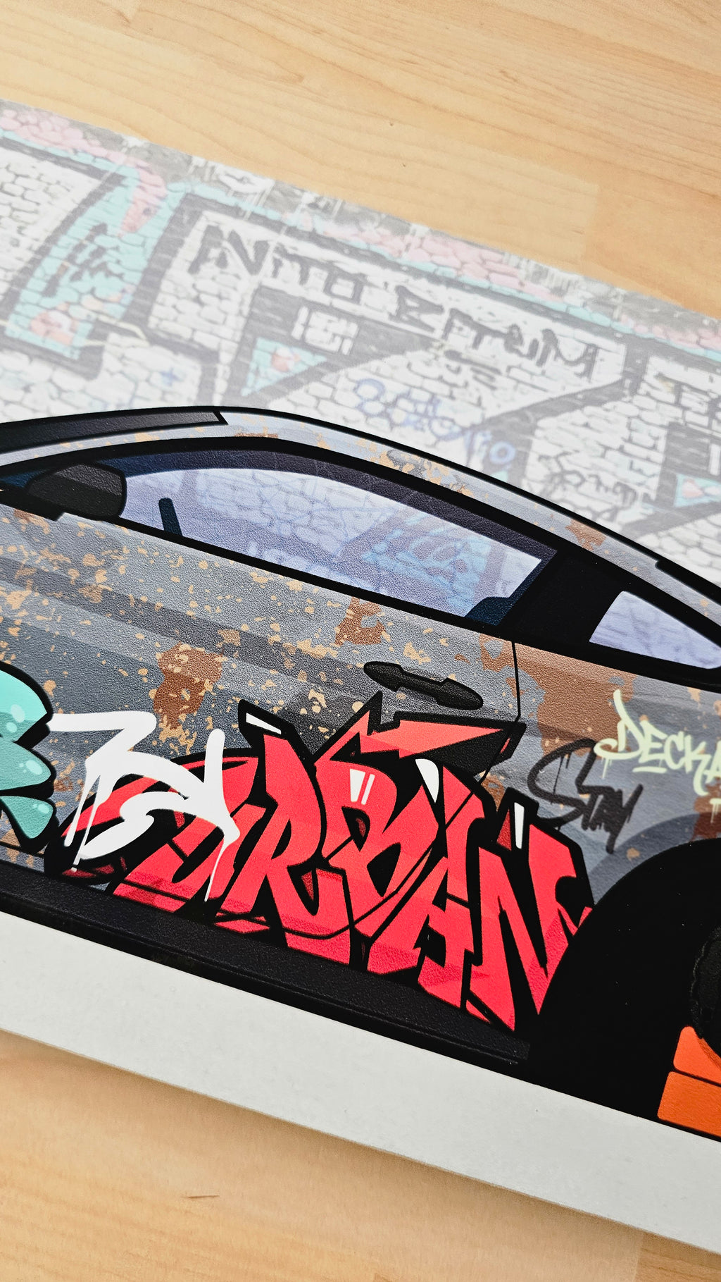 Outlaw Legend Bundle / Skateboard Deck Street Art Wanddeko