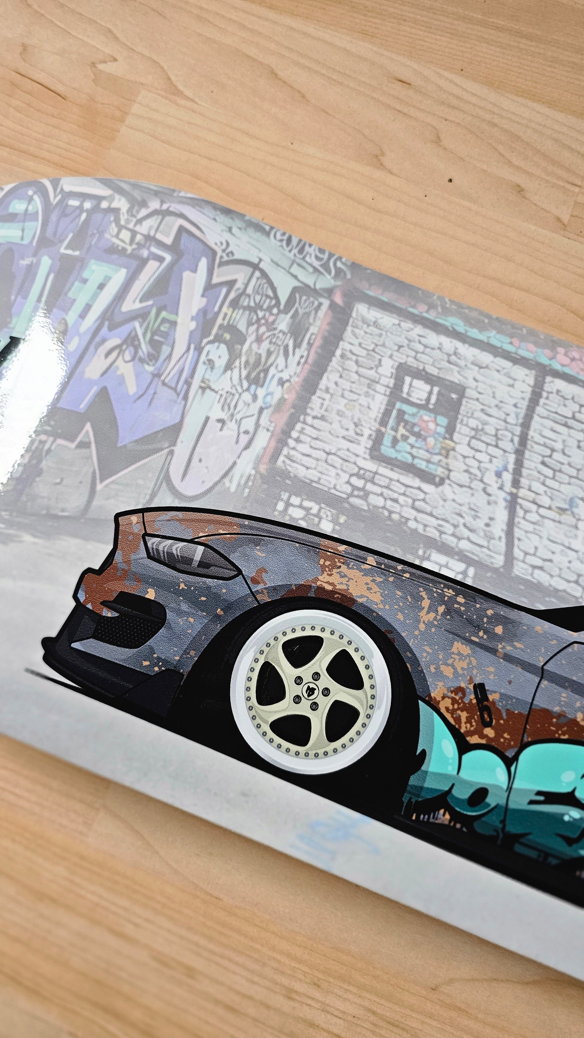 Outlaw Legend Bundle / Skateboard Deck Street Art Wanddeko
