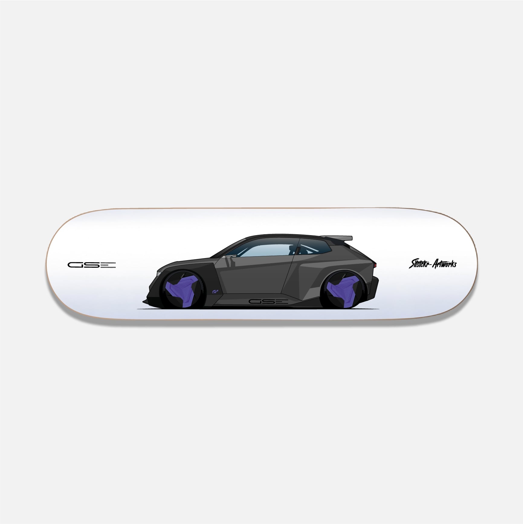 Opel Cors GSE / Skateboard Deck Street Art Wanddeko