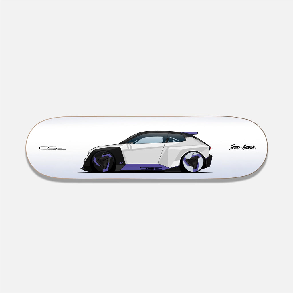 Opel Cors GSE / Skateboard Deck Street Art Wanddeko