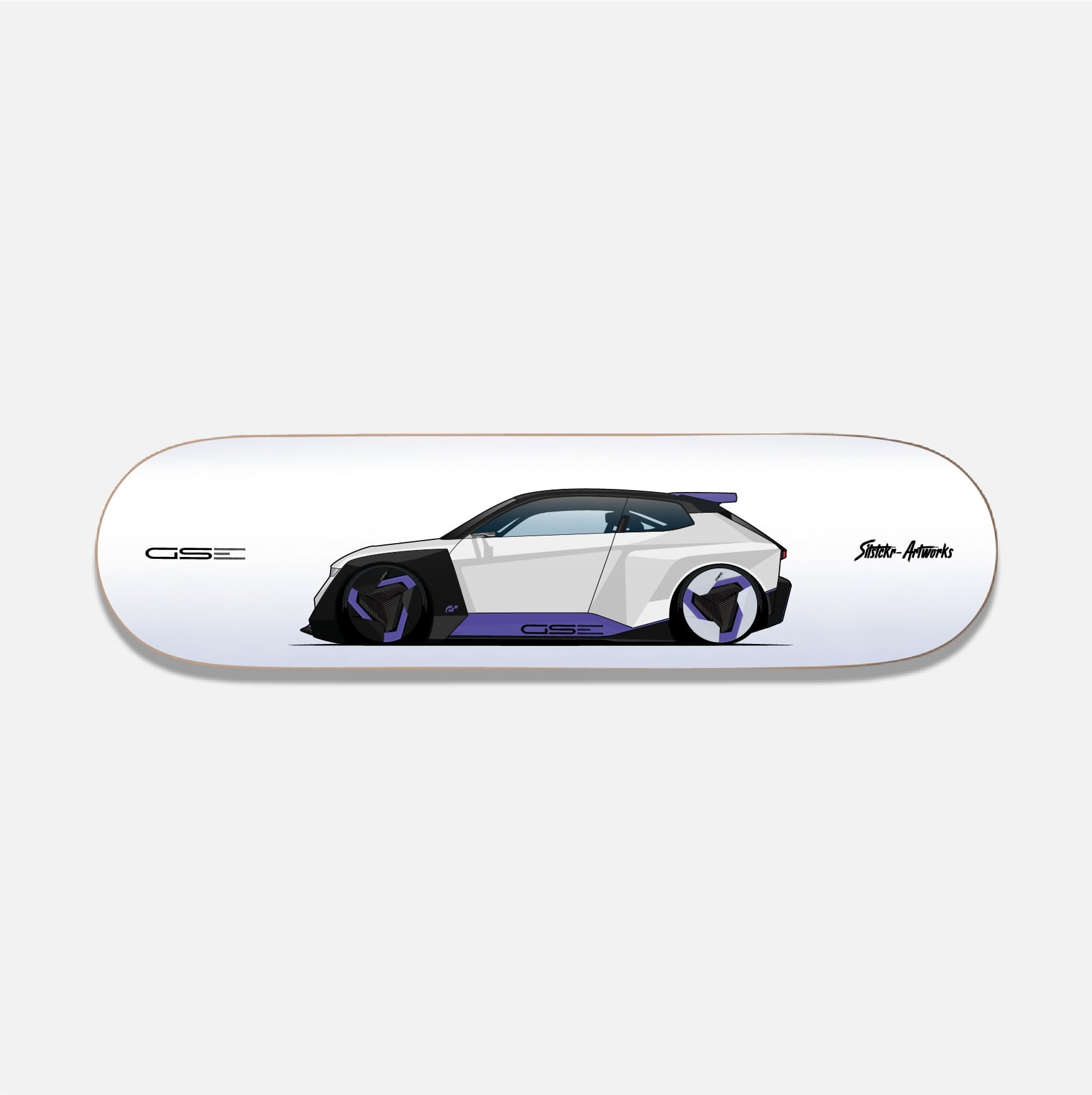 Opel Cors GSE / Skateboard Deck Street Art Wanddeko