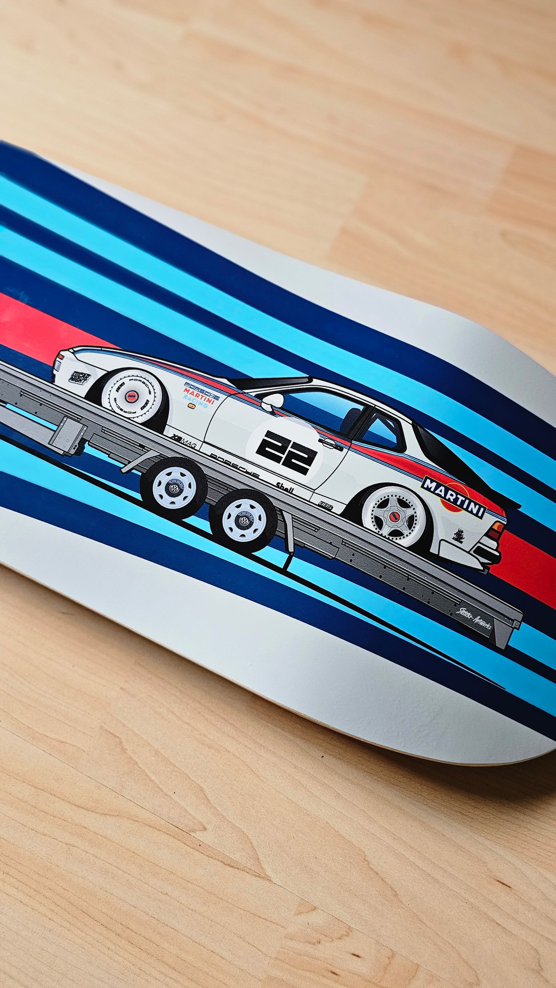 Martini Bundle — Drei Decks. Eine Story /  Skateboard Deck Street Art Wanddeko